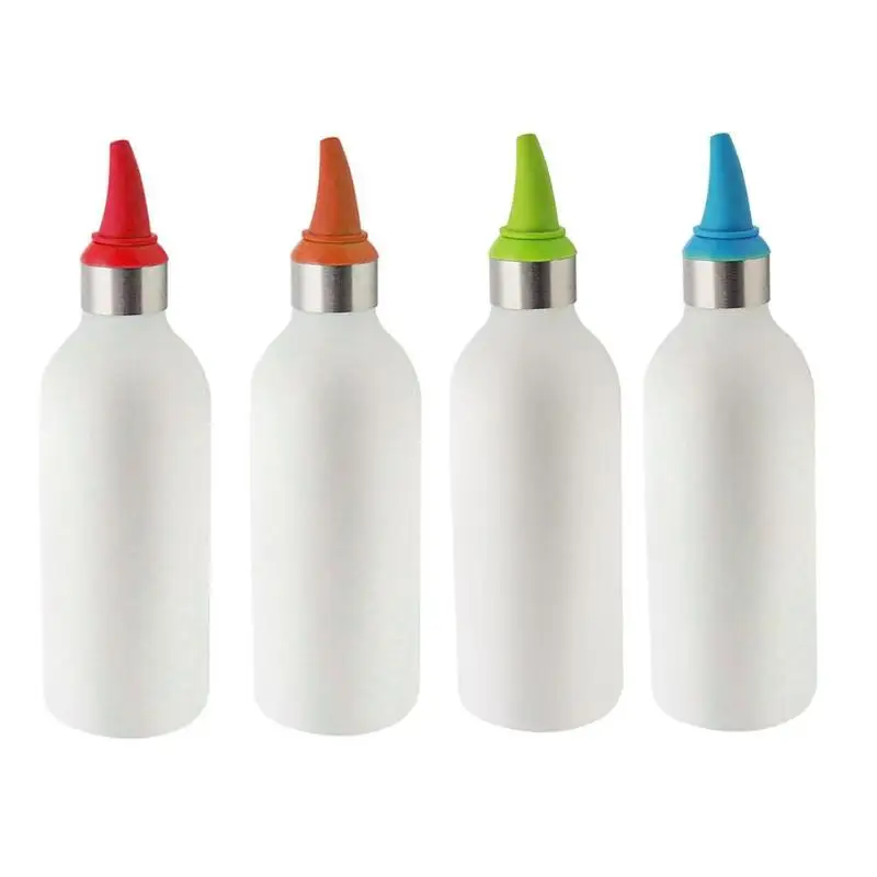 

450mL Soy Sauce Bottle Seasoning Condiment Dispenser Jam Vinegar Oil Ketchup Mustard Squeeze Jar Kitchen Tools