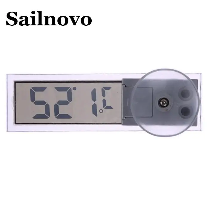 Vehicle Electronic Car Suction Cup Digital Clock Transparent LCD Car Thermometer On The Window Celsius Fahrenheit High Quality Vehicle Electronic Car Suction Cup Digital Clock Transparent LCD Car Thermometer On The Window Celsius Fahrenheit High Quality