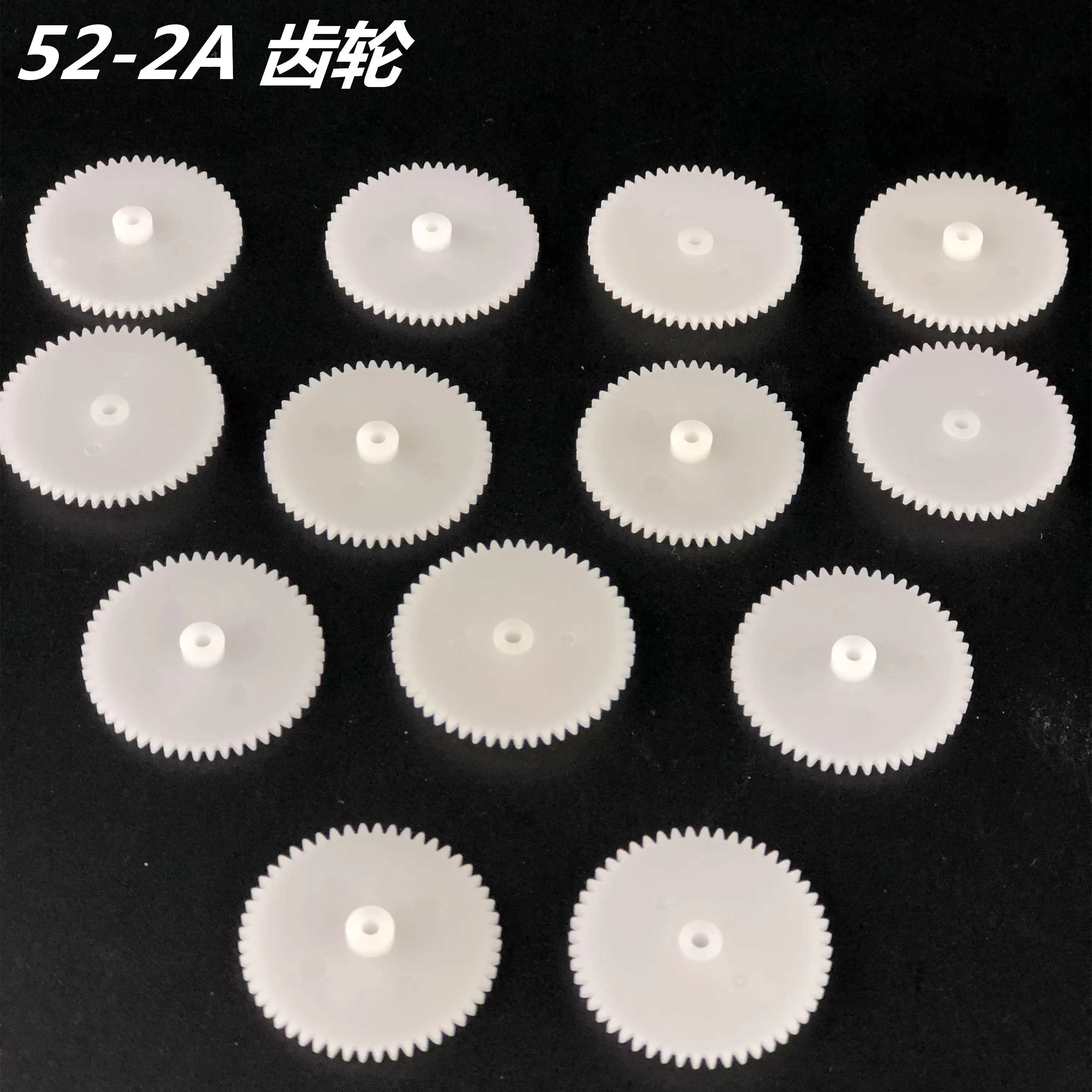 Fevas BIFI Hot 30Pcs 0.5 Modulus 8 Teeth Plastic Gear Cog for 2mm Toy Car Motor Shaft