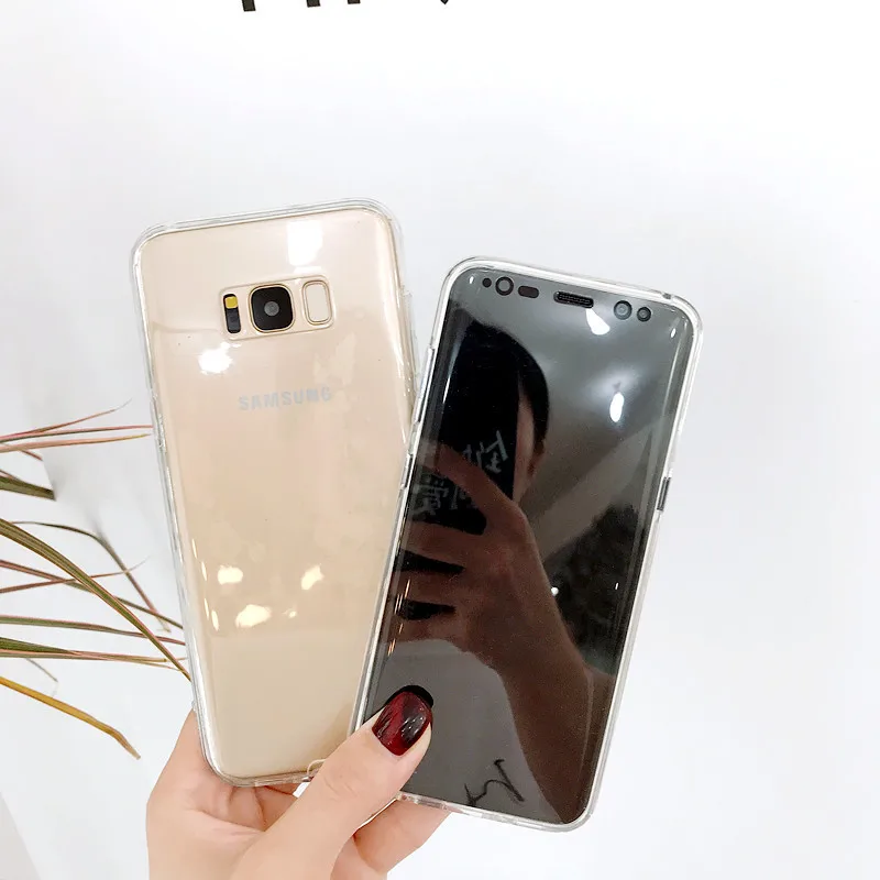 KISSCASE 360 Degree Full Protection Cover Case for Samsung S9 S8 Soft Clear TPU A7 A5 A3 2017 2016 J7 J5 J3 |