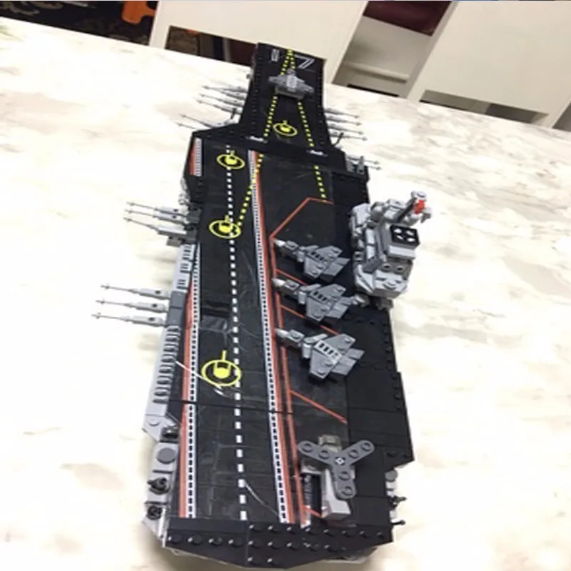 Новинка 1355 шт. XB06020 Военная серия 001a Тип Liaoning номер авианосец сборка