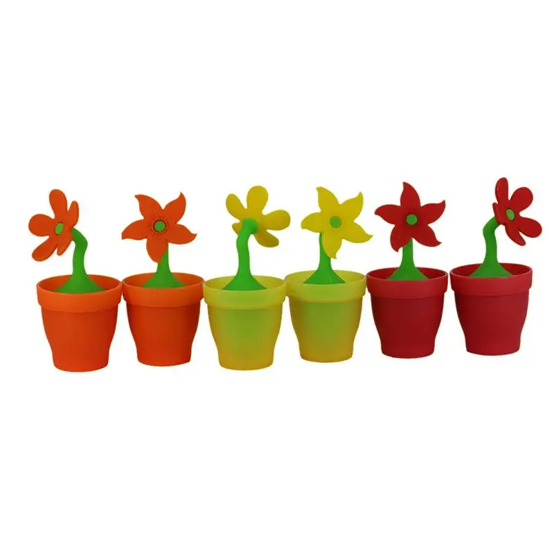 

Silicone Tea Strainer Cartoon Potted Flower Candy Color Tea Infuser Strainer Tea Filter Kitchen Gadget Coffee Herb Spice Filter
