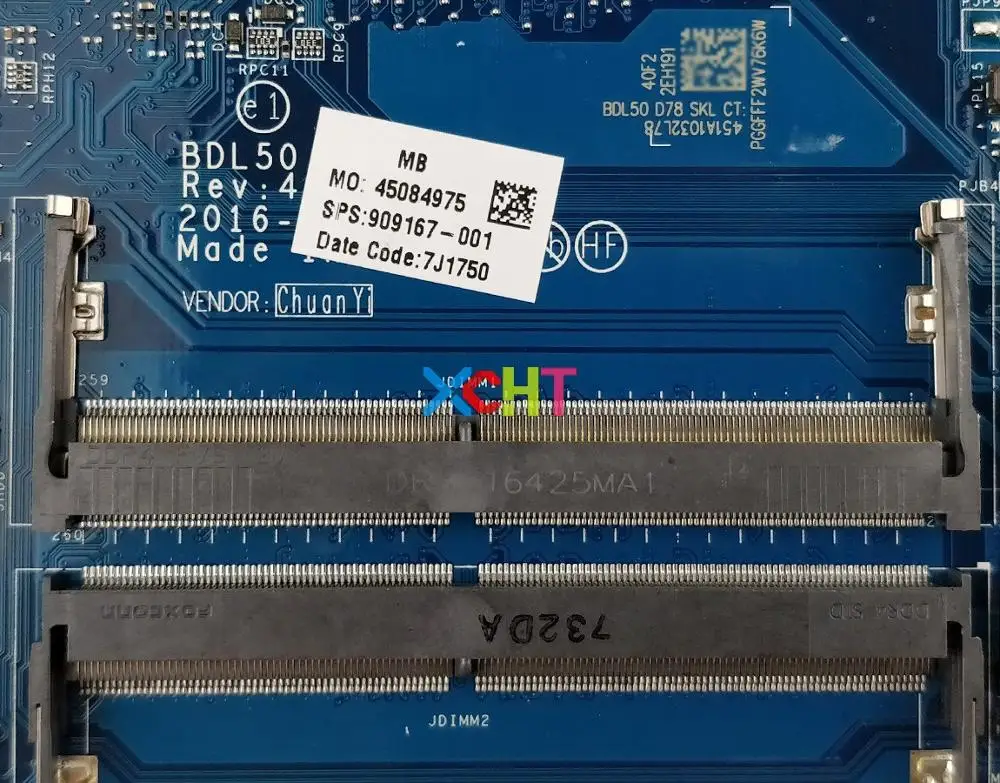  for HP 15-AY Series 909167-001 909167-501 909167-601 BDL50 LA-D704P i3-6006U CPU w 216-0867071 GPU 