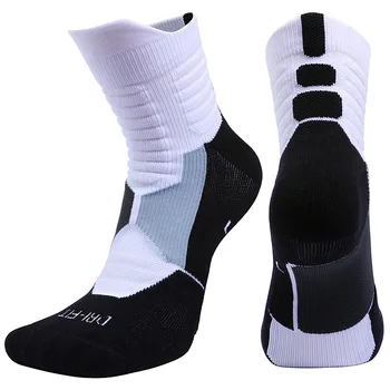 

1 Pair Unisex Casual Socks Thickening Breathable Towel Bottom Cotton Tube Socks Outdoor Sports Basketball Men Compression Socks