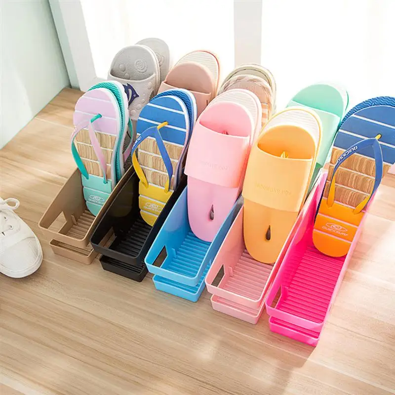 

Shoe Storage Box Space Saver Shoebox Desktop Organizer Kitchen Condiments Storage Box Shampoo Container Holder With Jagged Plate