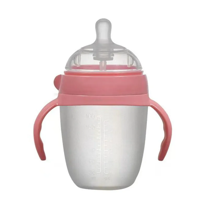 

Feeding Bottle Goods In Stock New Pattern Defence Flatulence Defence Fall Feeding Bottle Will Caliber Soft Silica Gel Nipple