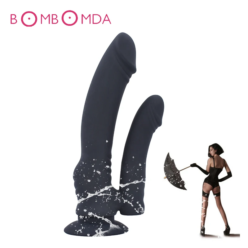 Женский двойной фаллоимитатор вибратор G spot Clitoris стимуляция Анальная пробка для