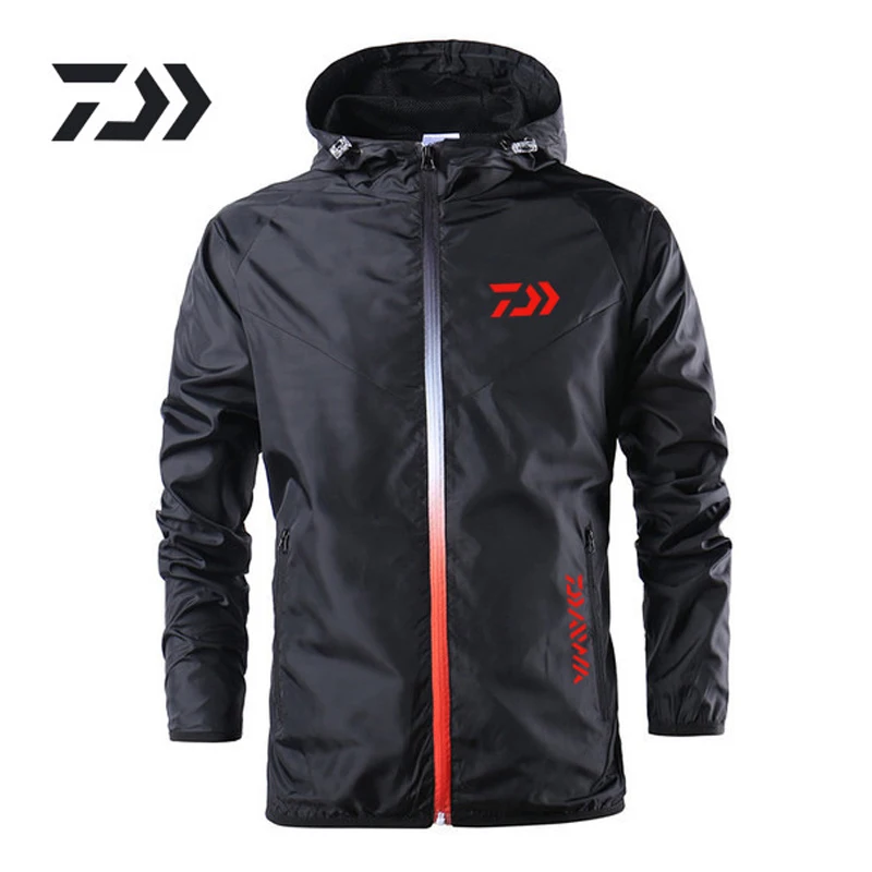 

5 Colors 2019 Sports Skin Windbreaker Fishing Suit Sun Protection Jersey Men Hiking Sun Protection Quick Dry Fishing Clothes