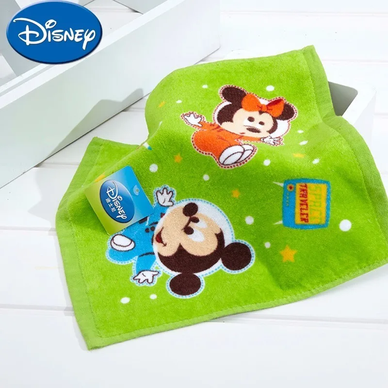 

Disney Cotton Frozen Princess Elsa Square Scarf Soft Cartoon Mickey Minnie Newborn Baby Children Face Towels Pooh Hand Towel