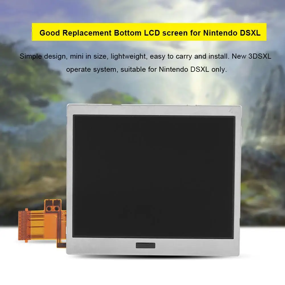 

Bottom Lower LCD Display Screen Replacement for Nintend DSXL Simple Design