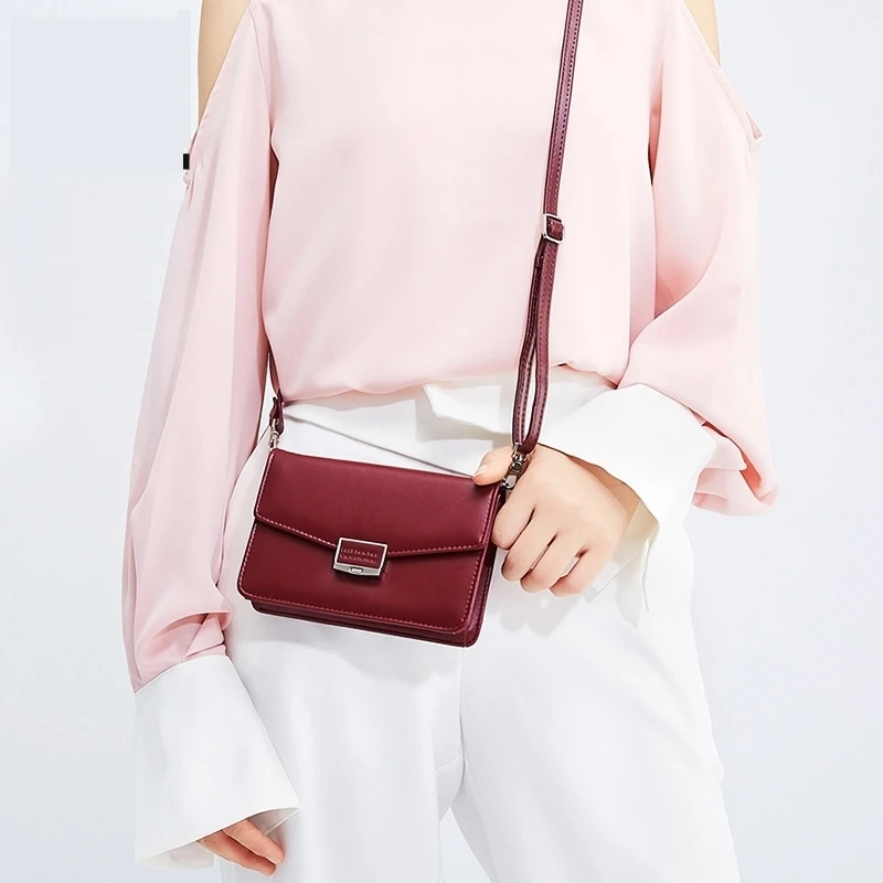 

Single Shoulder Bag Fashion Multicolor Wild Messenger Korean Version Multi-Capacity Envelope Mobile Phone Small Wallet