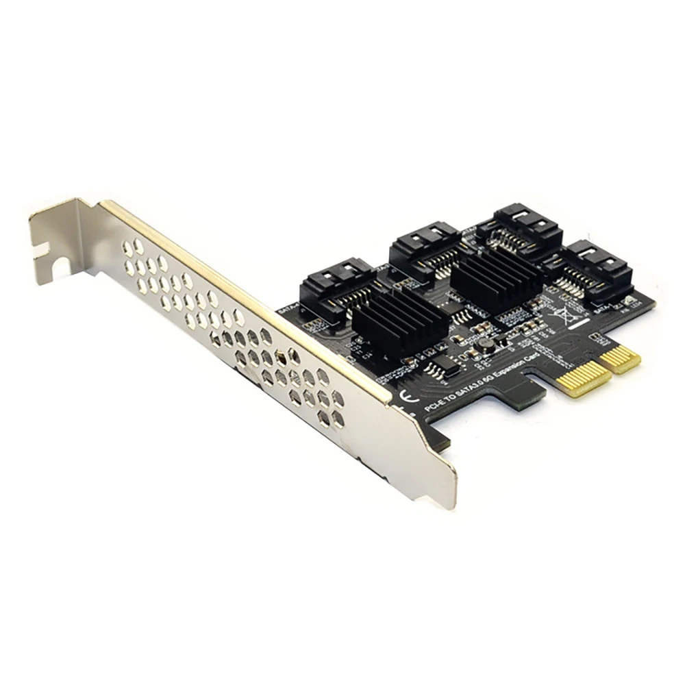 Настольная карта расширения PCI E для SATA 3 0 4 порта 6G черный адаптер Synology жесткого