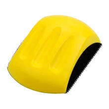 LEEPEE ручной шлифовальный блок Автомобильная полировальная пластина автоуход полировщик в форме мыши Подложка для шлифовального диска