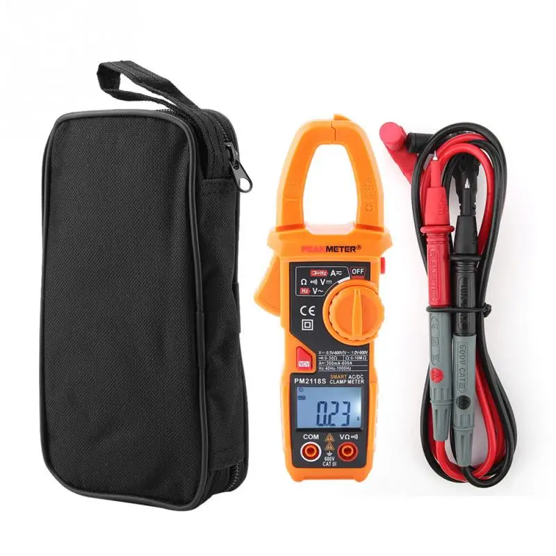 PEAKMETER PM2118S портативный цифровой измеритель напряжения переменного/постоянного