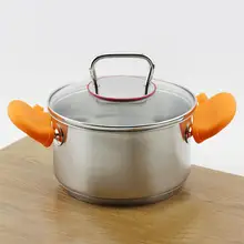 Перчатки силиконовые Жаростойкие анти-обжигающие перчатки изоляция микроволновой печи Нескользящие зажимы для рук для кухни еды