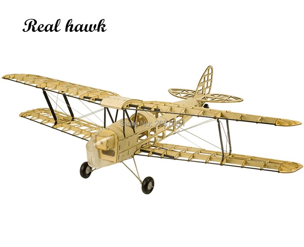 RC Самолеты Модель лазерная резка весы 980 мм De Havilland DH82a Мини Тигр моль балса