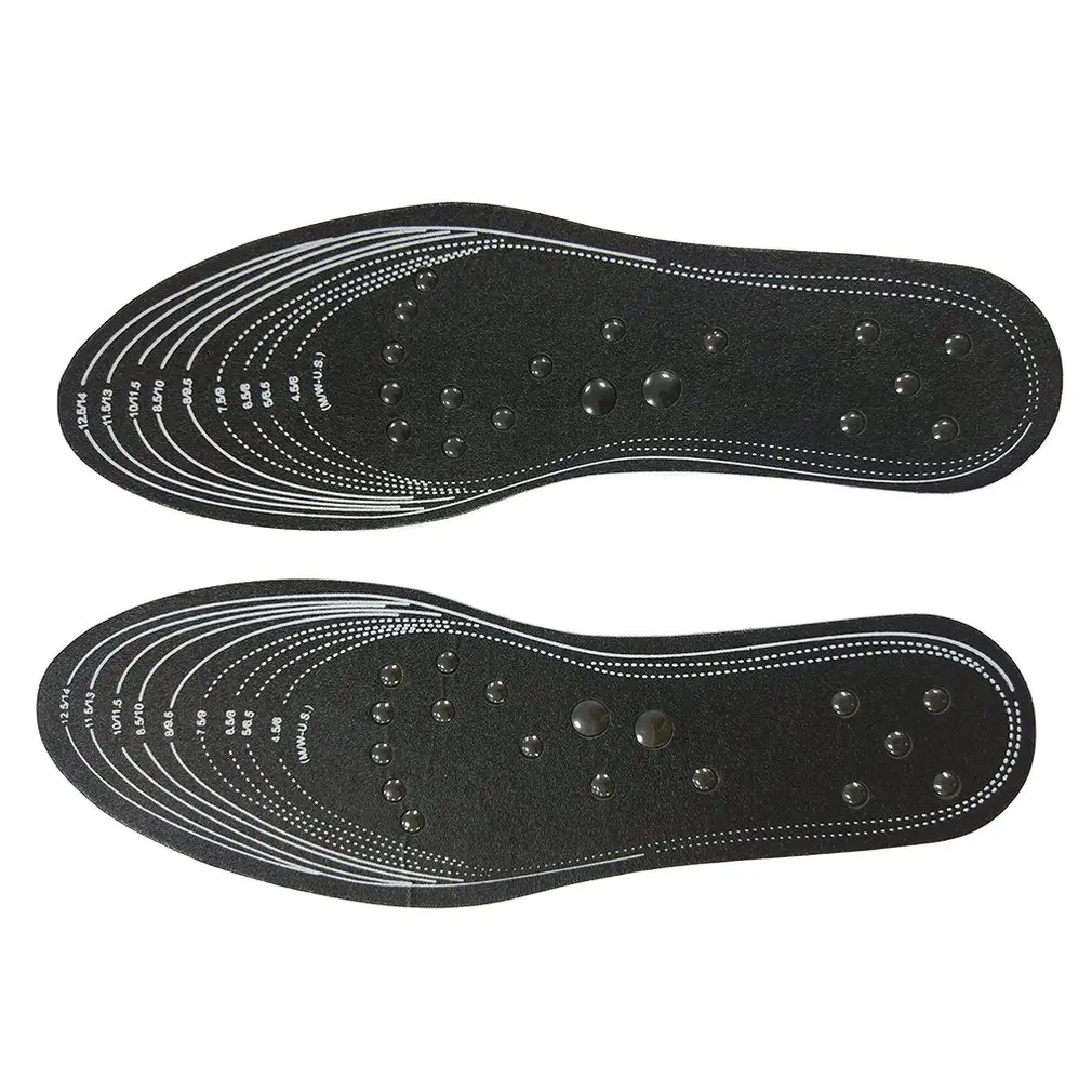 

Magnetic Foot Massage Insoles Magnet Foot Acupuncture Point Therapy Insoles Shoe Anti Cellulite Fat Burn Detox Black