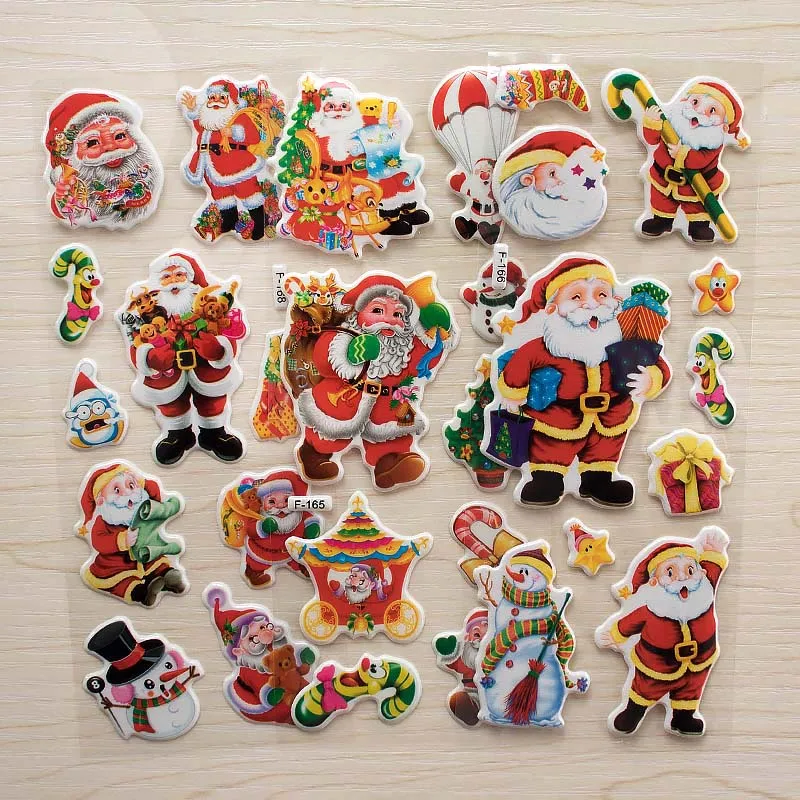 

6Pcs Sell Red Pig Sheets Cute Pet Cartoon Children Stickers DIY Stickers Toys Santa Claus Christmas Scrapbook Gifts For Kids
