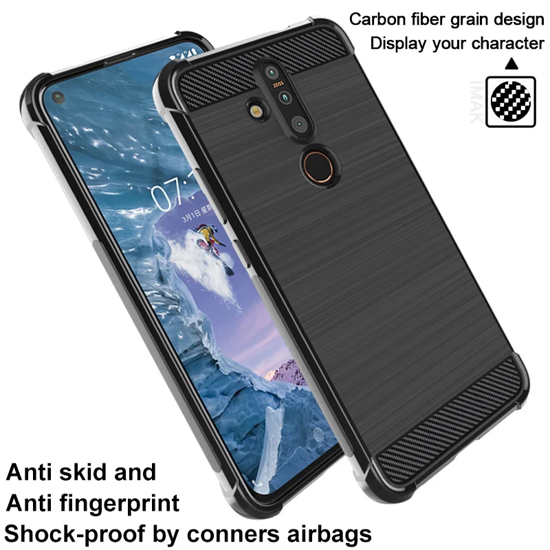 Противоударная подушка безопасности для Nokia X71 чехол Imak Vega мягкая задняя крышка