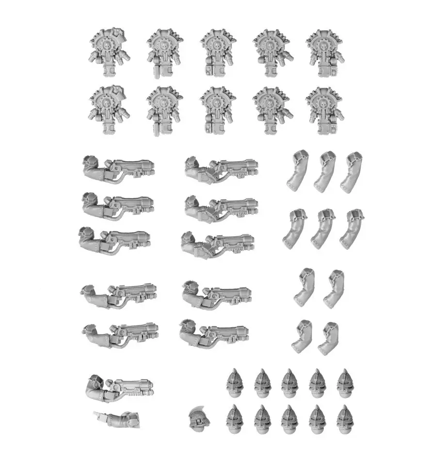 

Mechanicum Secutarii Peltasts Upgrade Set