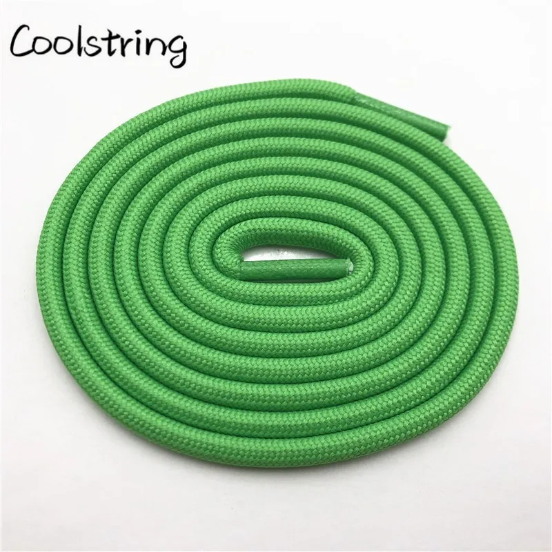Coolstring New 0.5cm Round Sports Shoelace Thick Polyester Hiking Bootlaces Outdoor For Boots Kids Mens Basketball Shoe Laces