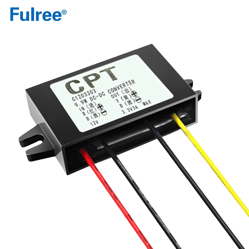

12V to 3.3V 3A 10W Buck Converter 12 volt to 3.3 volt 3 amps DC to DC Step Down Power Supply Car DC Regulator Module