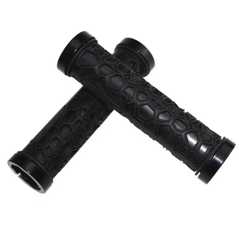 4 Color 1 Pair Rubber Bike Handlebar Grips Cover MTB Mountain Bicycle Handlebar Anti-skid Bicycles Grips