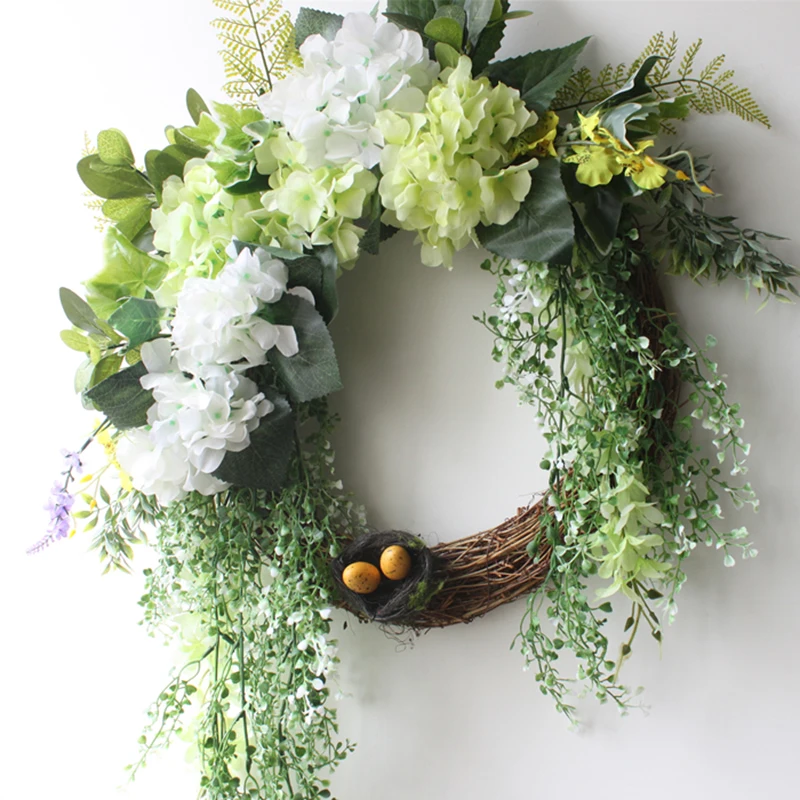 Artificial Flower Wreath Floral Wreaths Garland Door Decoration Wedding
