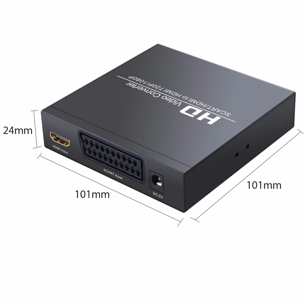 Esynic 1080 P scart HDMI к конвертер с 3 5 мм для наушников коаксиальный стерео аудио HDTV STB PS3