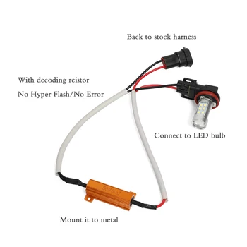 

2x 9006 HB4 LED Projector Fog Light DRL For Volkswagen VW Golf 6 MK6 2011-2012 Scirocco 08-on T5 Transporter 2003-2016