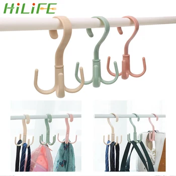 

HILIFE Cabinets Clothes Rack 360 Degree Rotation Hanger Space Saving Handbag Bag Holder Shoes Belt Scarf Hanging Rack