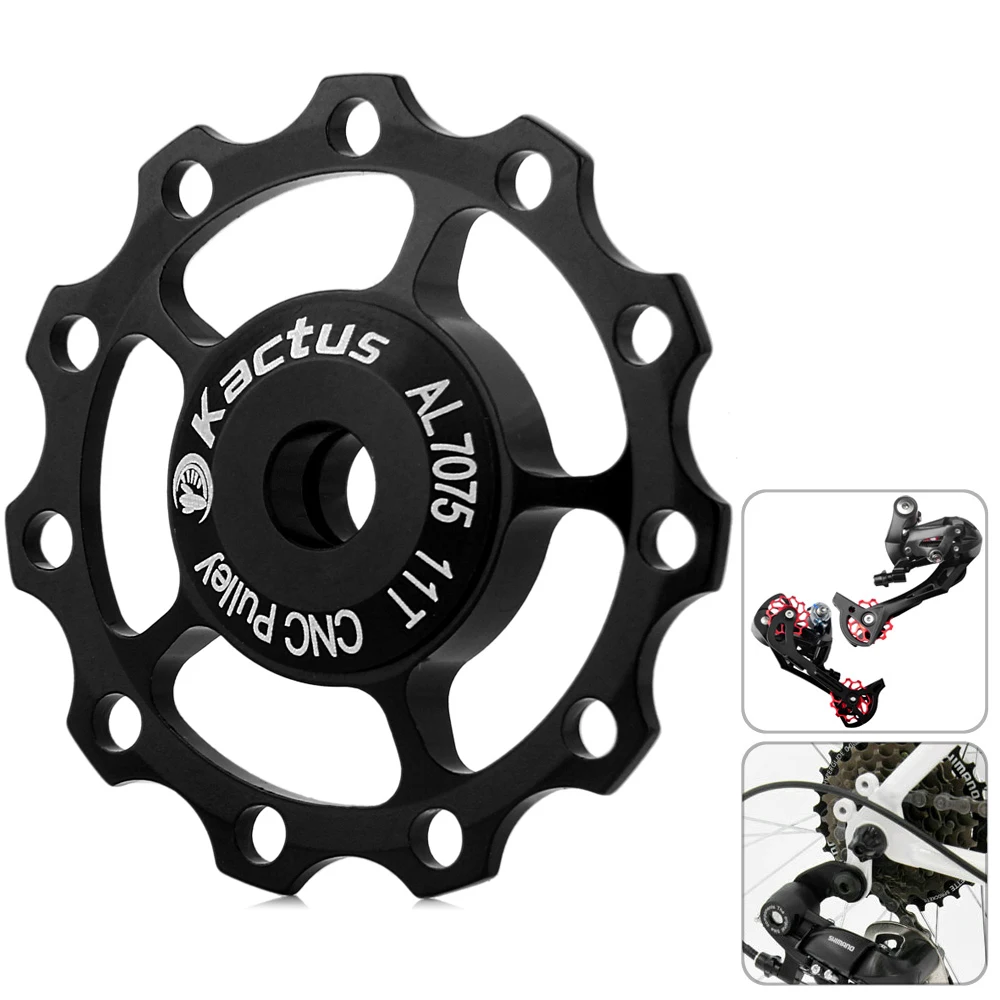 

Kactus Bicycle Derailleur Jockey Wheel Rear Derailleur 11T CNC Pulley For SHIMANO SRAM