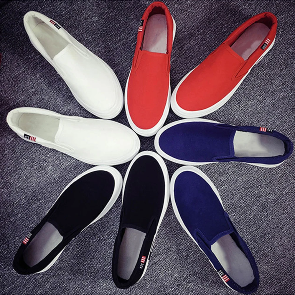 

Casual Women Shoes canvas shoes Fashion Summer Autumn Women Flat Shoes White/ Red/ Black/