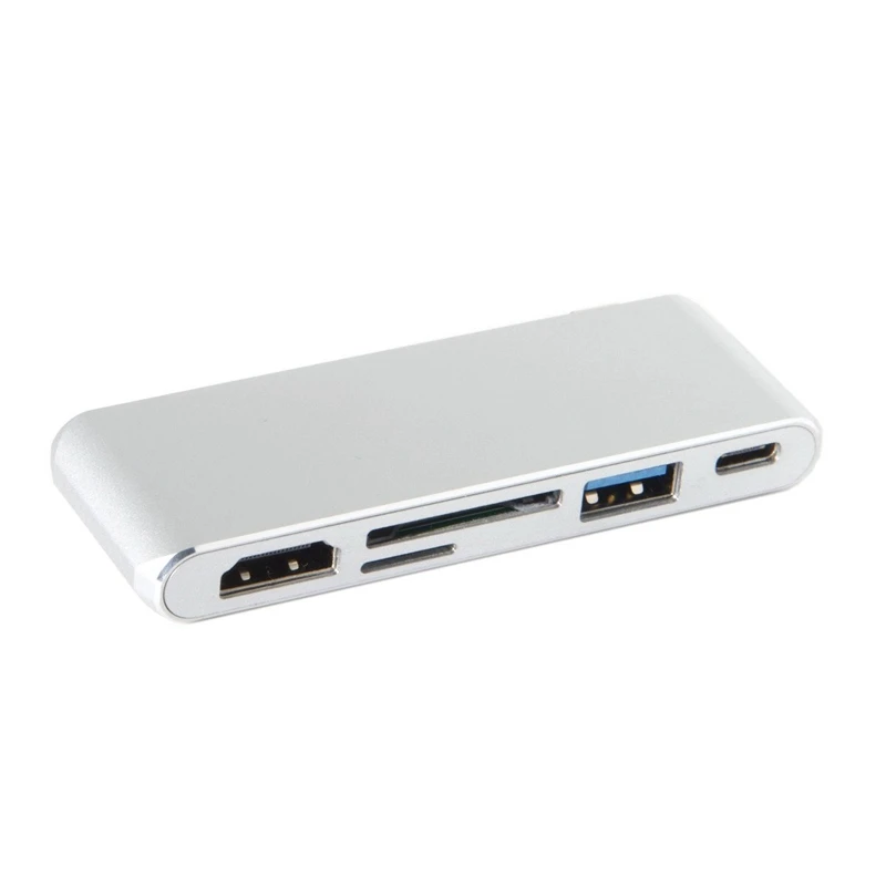 

Thunderbolt3 Type-C USB-C to HDMI & USB3.0 OTG & SD TF Card & Power For Laptop & Macbook