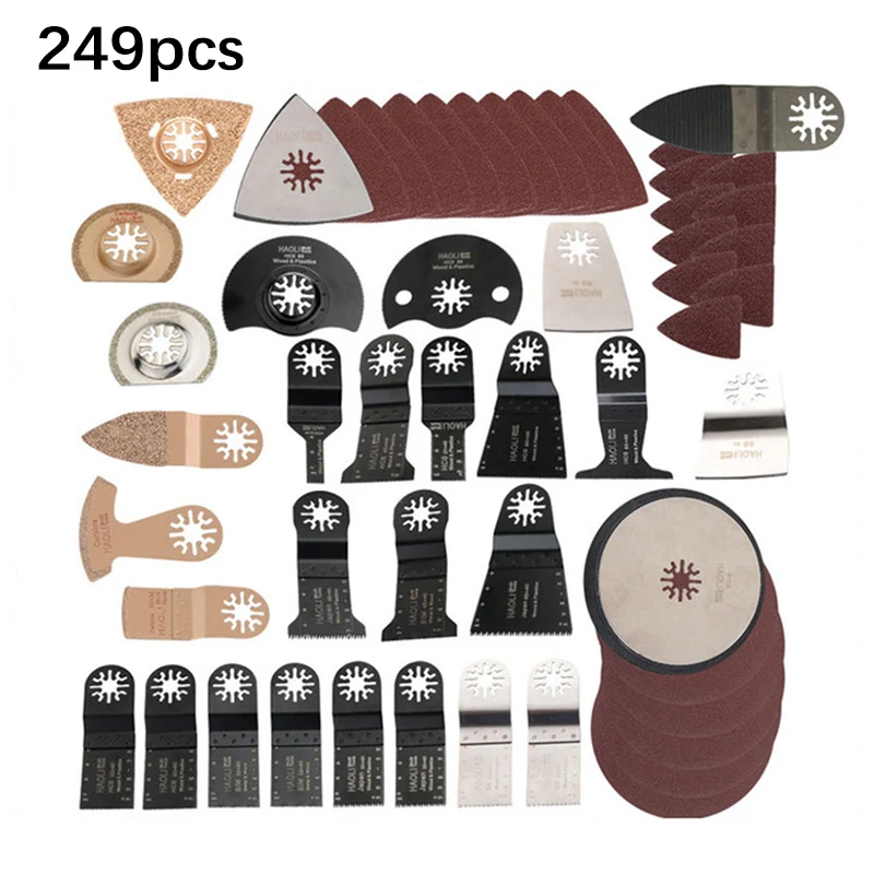 

249 pcs/Set Oscillating Multi-function Tool For renovator power tools accessory