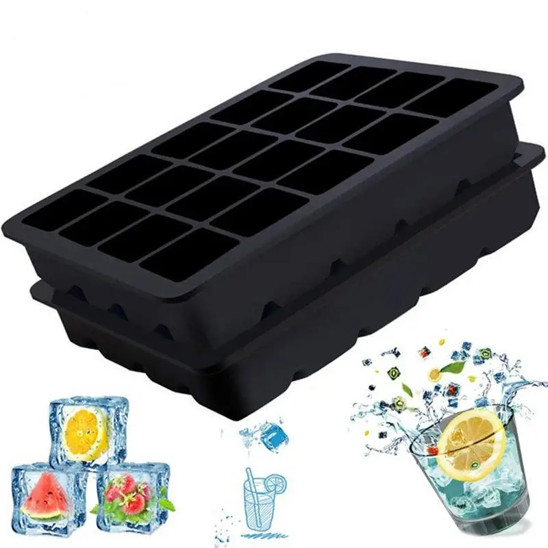 

Silicone 20-compartment Ice Cube Tray Free Of Toxic Versatile Ice Cube Mould Reusable Easy To Clean Ice Tray For DIY Chocolate