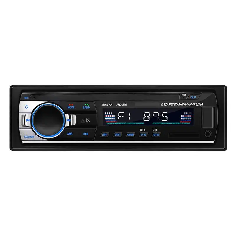 Автомобильный Радио Bluetooth стерео аудио в тире FM MP3 радио плеер с AUX IN SD USB DC 12 В MP3WMA