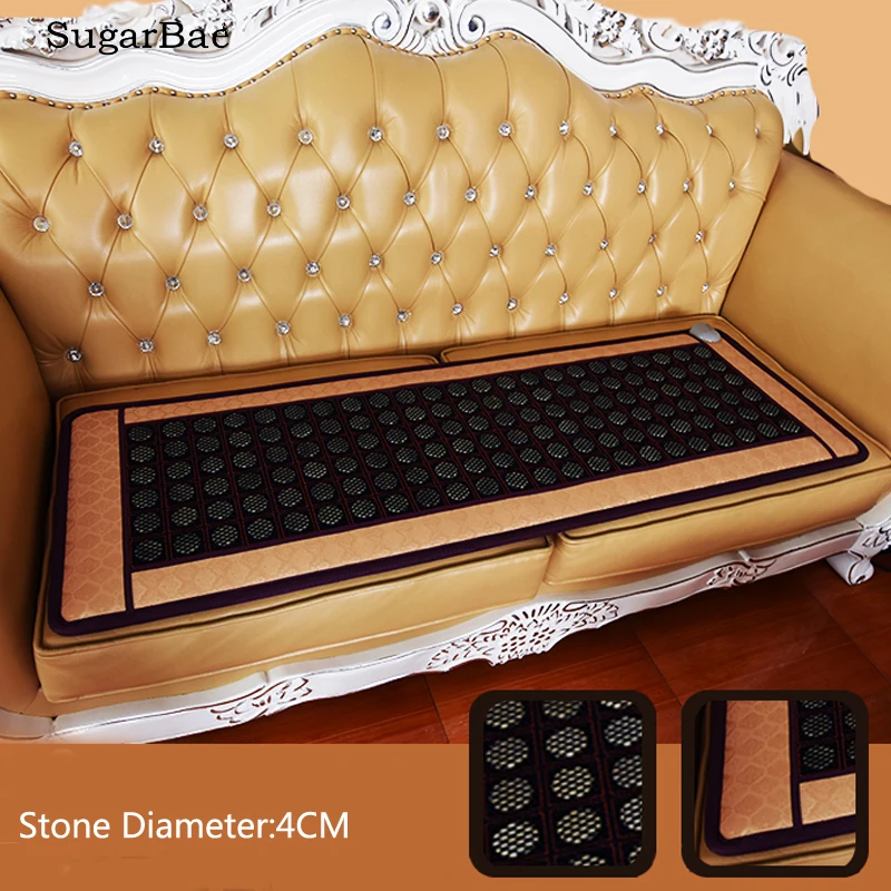 

Heating Jade Electronic Sofa Cushion Pad Jade Physical Therapy Cushion Mattress Mat 6 Styles For your Choice