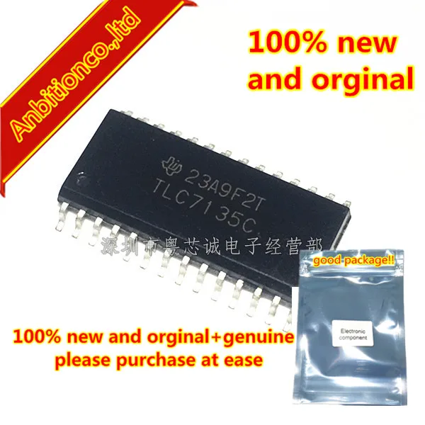 10pcs 100% new and orginal TLC7135CDW TLC7135CDWR TLC7135C TLC7135 SOP28 in stock | Мобильные телефоны и аксессуары