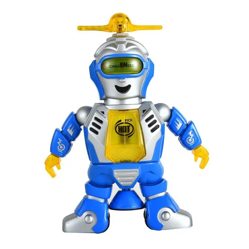 Электрический Робот Детская игрушка космический танцующий Электрический робот 360 градусов вращающийся свет музыкальная игрушка детский