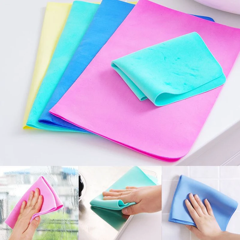 

Sale 1PC Multifunction Cleaning Towel for Dry Hair Cleaning Cloths Carwash Care Super Absorption Synthetic Suede Kitchen Towel