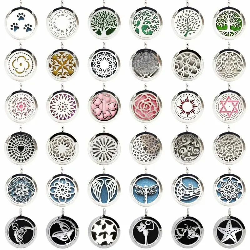 

Magnetic Closure 316L Stainless Steel Teardrop Essential Oil Diffuser Necklace Perfume Locket Aromatherapy Diffuser Jewelry
