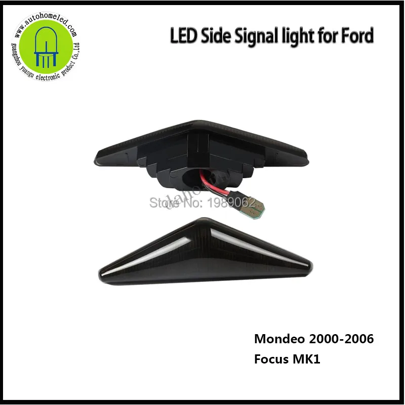 

2x Car Sequential Blinker Led Turn Signal Indicator Side Marker Light Lamp lighting Sidemarker For Ford Mondeo 2000-06 Focus MK1