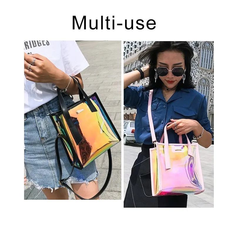 TTOU الأزياء الليزر الهولوغرام شفافة كيس دي بلاج المرأة Crossbody حقيبة كتف الإناث الثلاثية الأبعاد حمل حقيبة Sac فام TTOU الأزياء الليزر الهولوغرام شفافة كيس دي بلاج المرأة Crossbody حقيبة كتف الإناث الثلاثية الأبعاد حمل حقيبة Sac فام