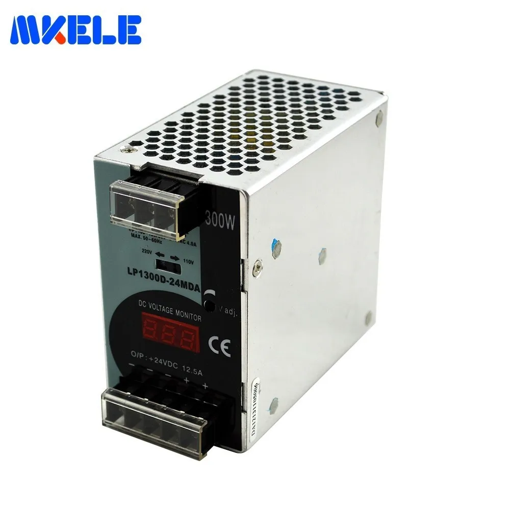 

Hot AC-DC 300W 12V 24V 48V LED Driver Rail Switching Power Supply With Digital Show Voltage Regulator Output For LED Strip Light