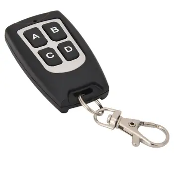 

433MHz Wireless Duplicator Copy Waterproof Remote Control 4 Keys for Electric Garage Gate Door Wireless Remote Control
