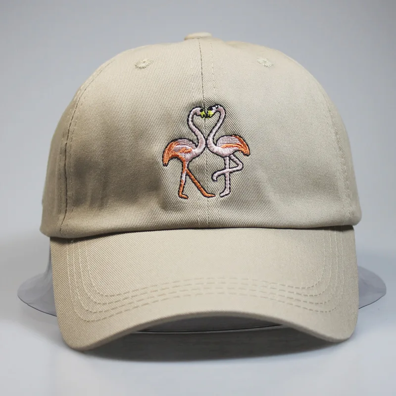 

Fashion Baseball Cap Women Hat Dad Men Rapper Hip Hop Caps Snapback Casual Cotton Embroidery Flamingos Unisex Hats Bone Gorras