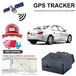 Автомобильный OBD II OBD2 gps трекер локатор GSM в режиме реального времени слежения прибор для сигнализации Системы Наборы