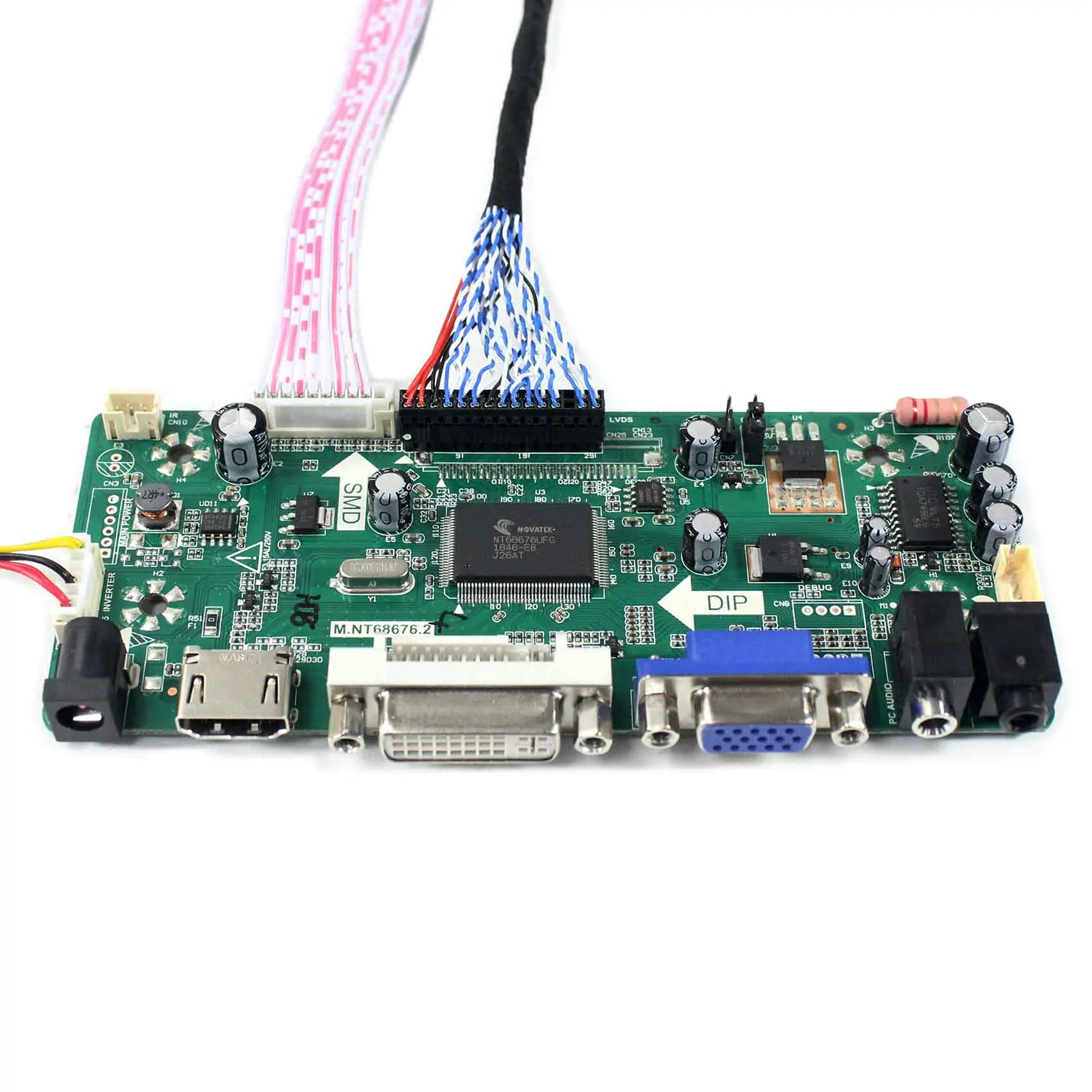 G215HAN01.0 G240HW01 V1 G240HW01 V0 drive board M.NT68676 with HDMI DVI VGA AUDIO input
