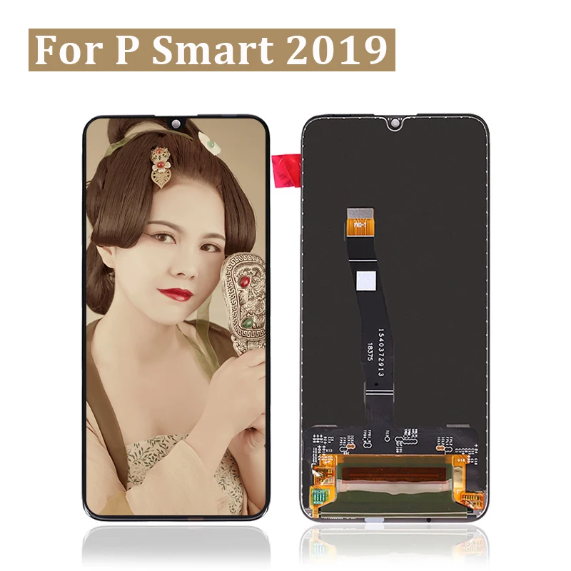 10 шт./лот оригинальный ЖК дисплей для Huawei P Smart 2019 экран + сенсорный дигитайзер